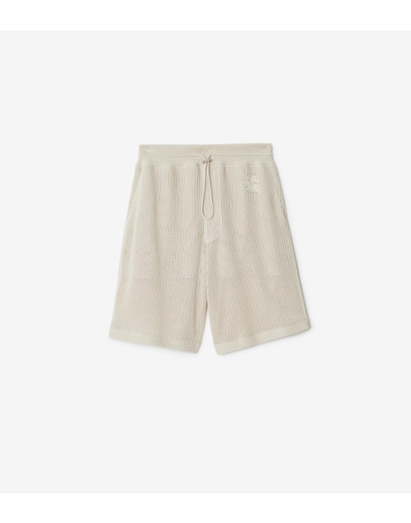 Mesh-Shorts aus Baumwolle