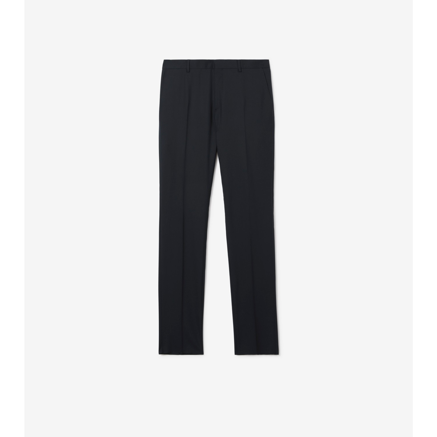 BURBERRY: Dover check wool tailored pants - Brown