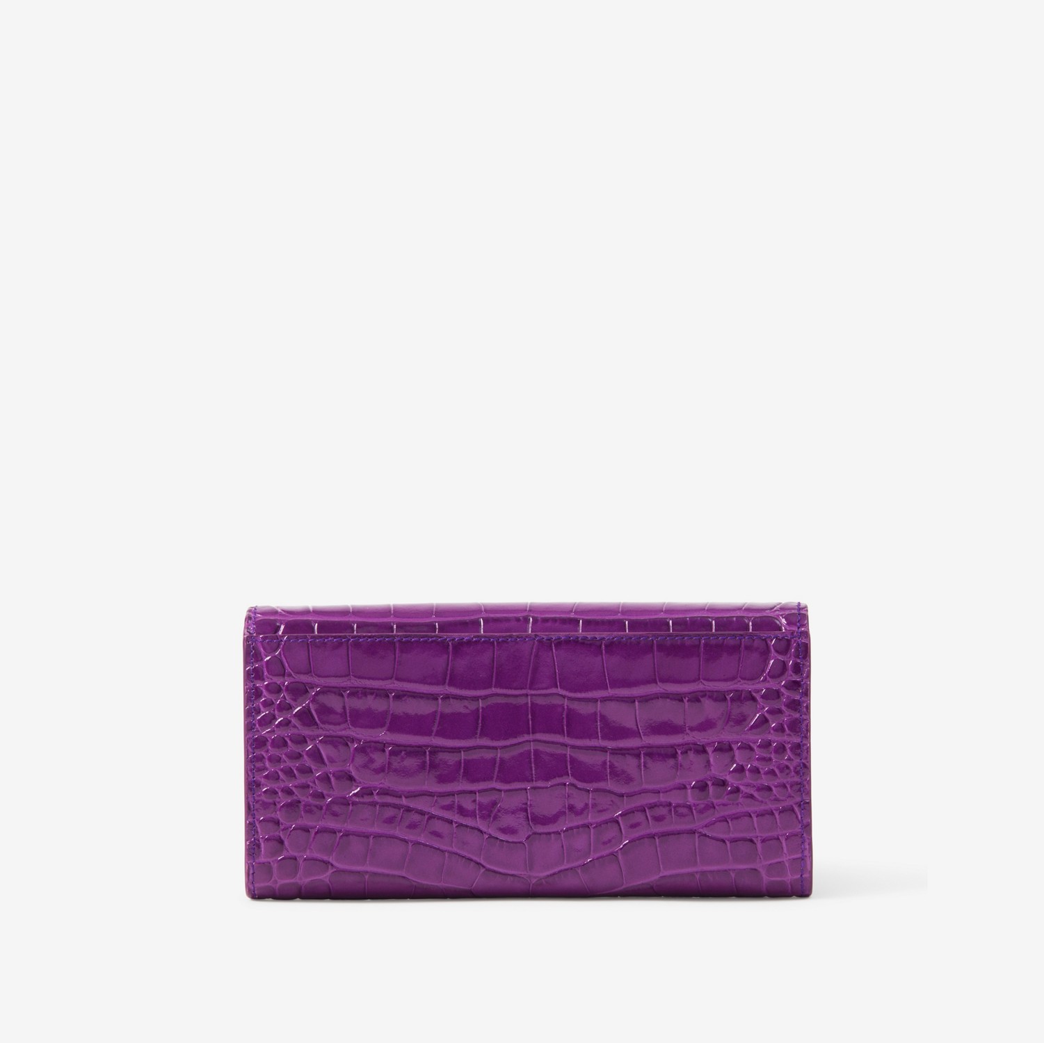Leather TB Continental Wallet in Thistle - Women | Burberry® Official