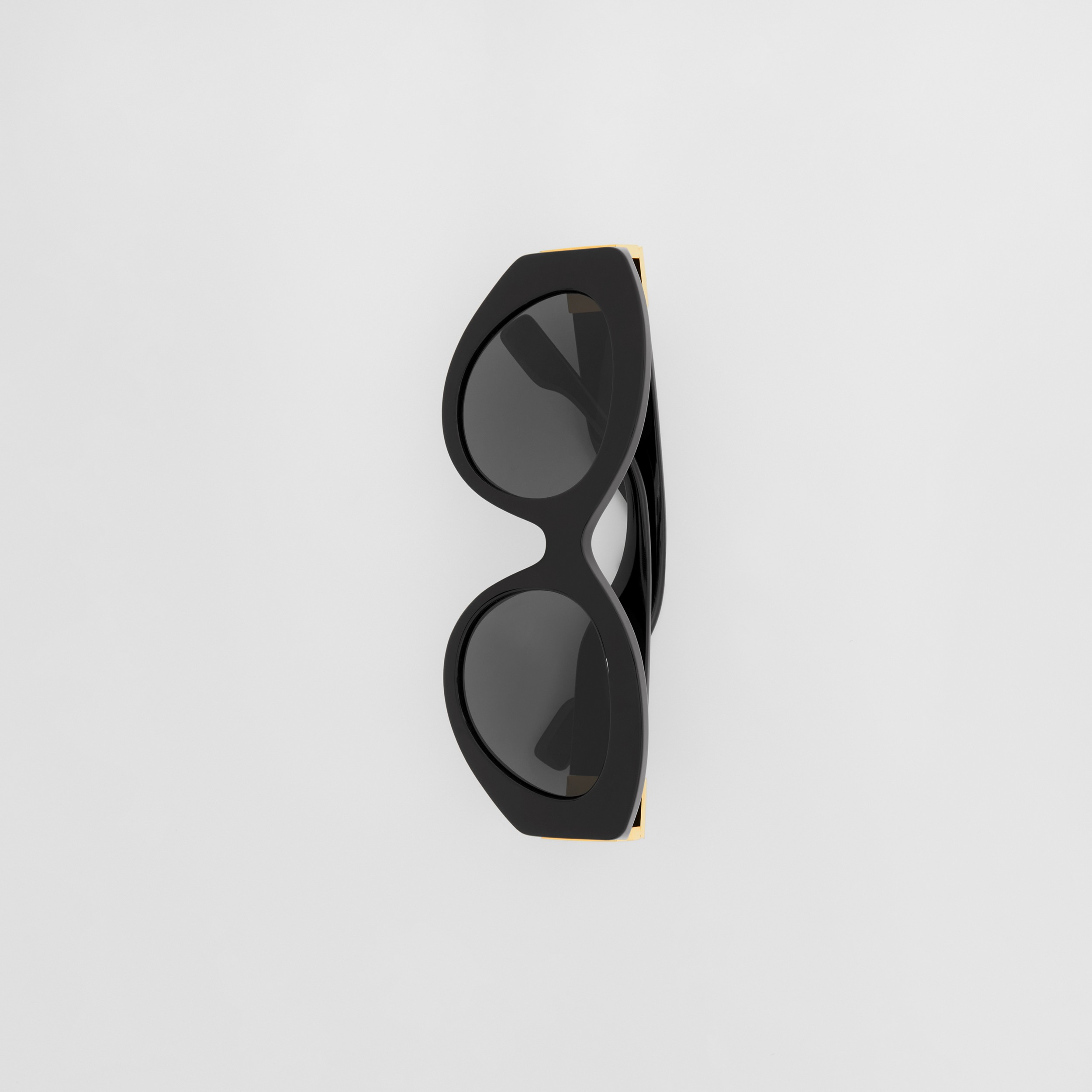 Cat-Eye-Sonnenbrille mit Metallbeschlag (Schwarz) - Damen | Burberry® - 3
