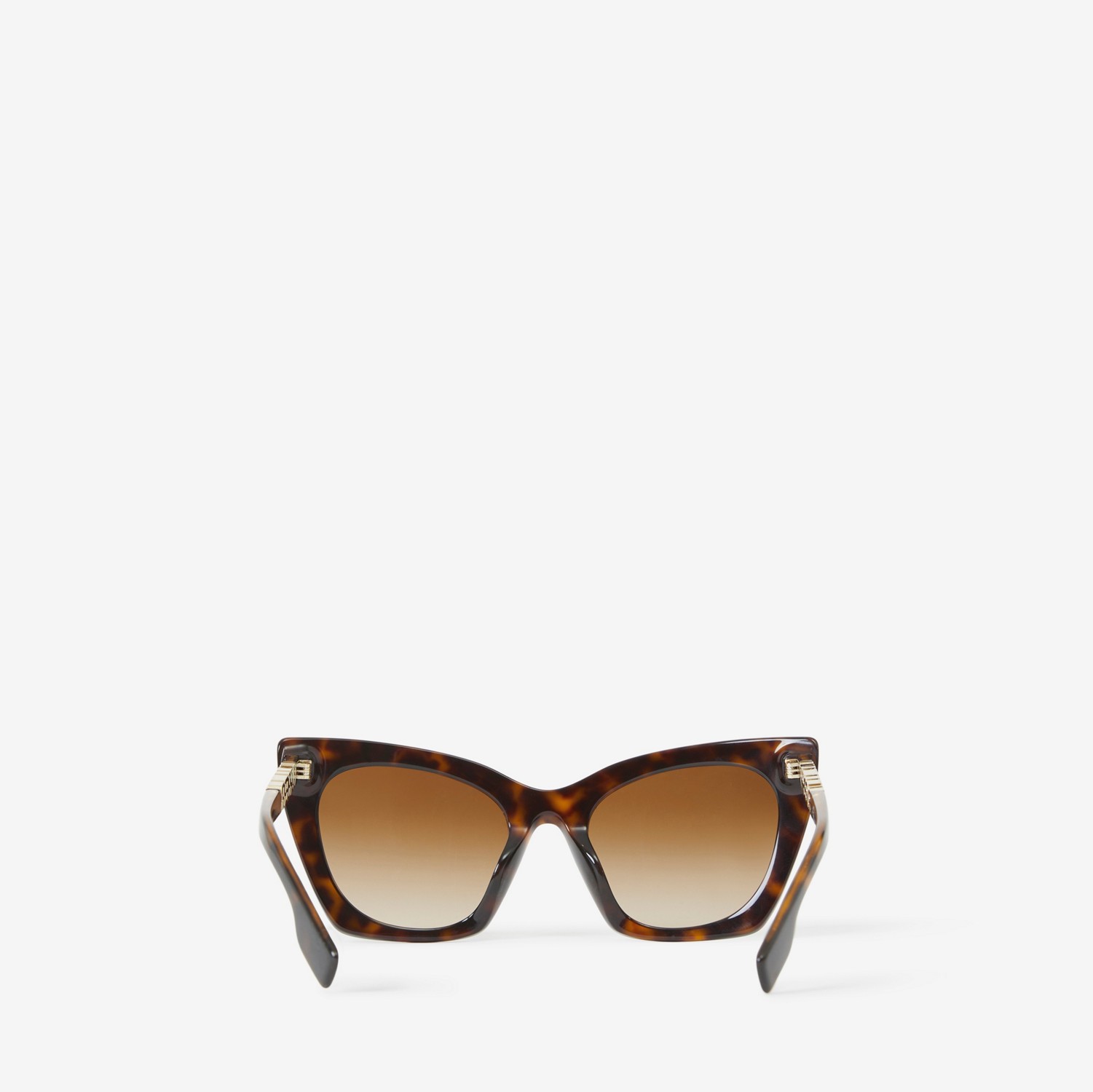 Logo Detail Cat-eye Frame Sunglasses in Tortoiseshell - Women | Burberry® Official