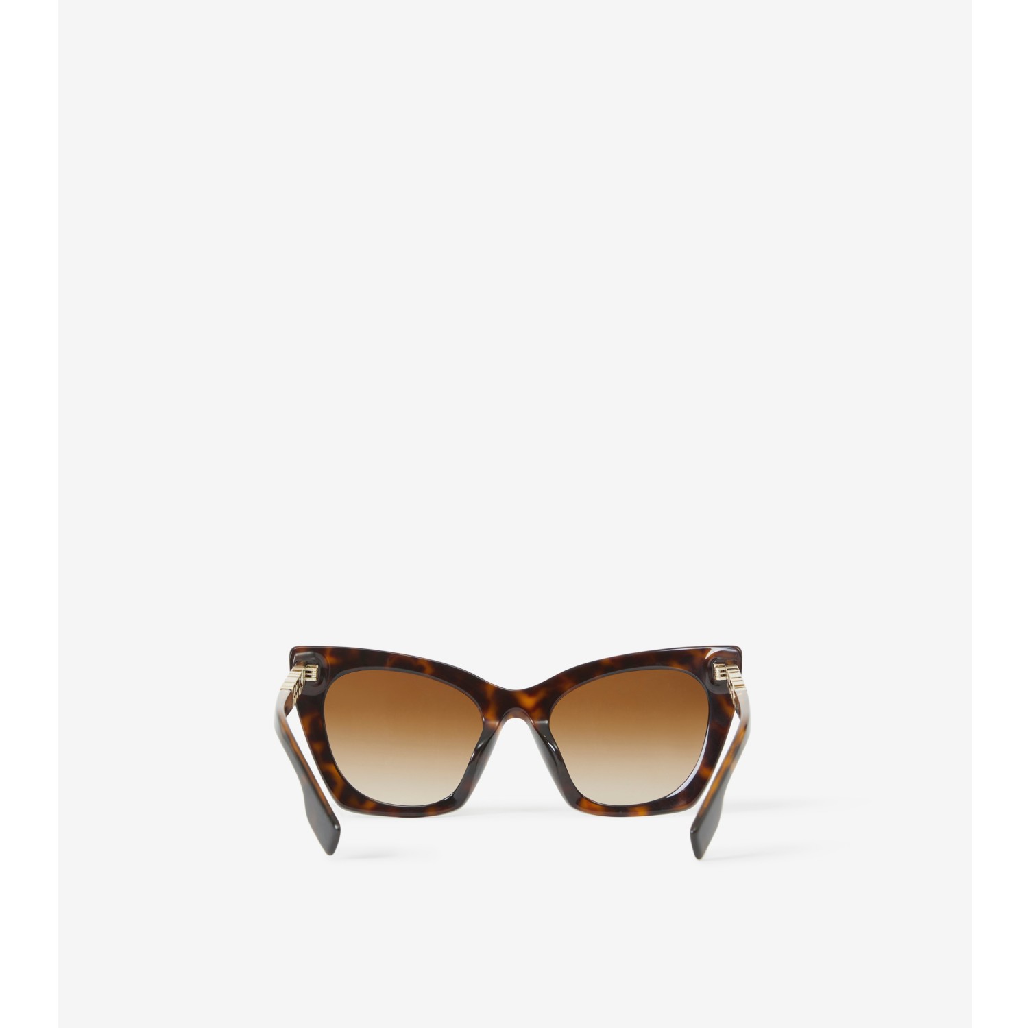 Logo Detail Cat-eye Frame Sunglasses in Tortoiseshell - Women ...