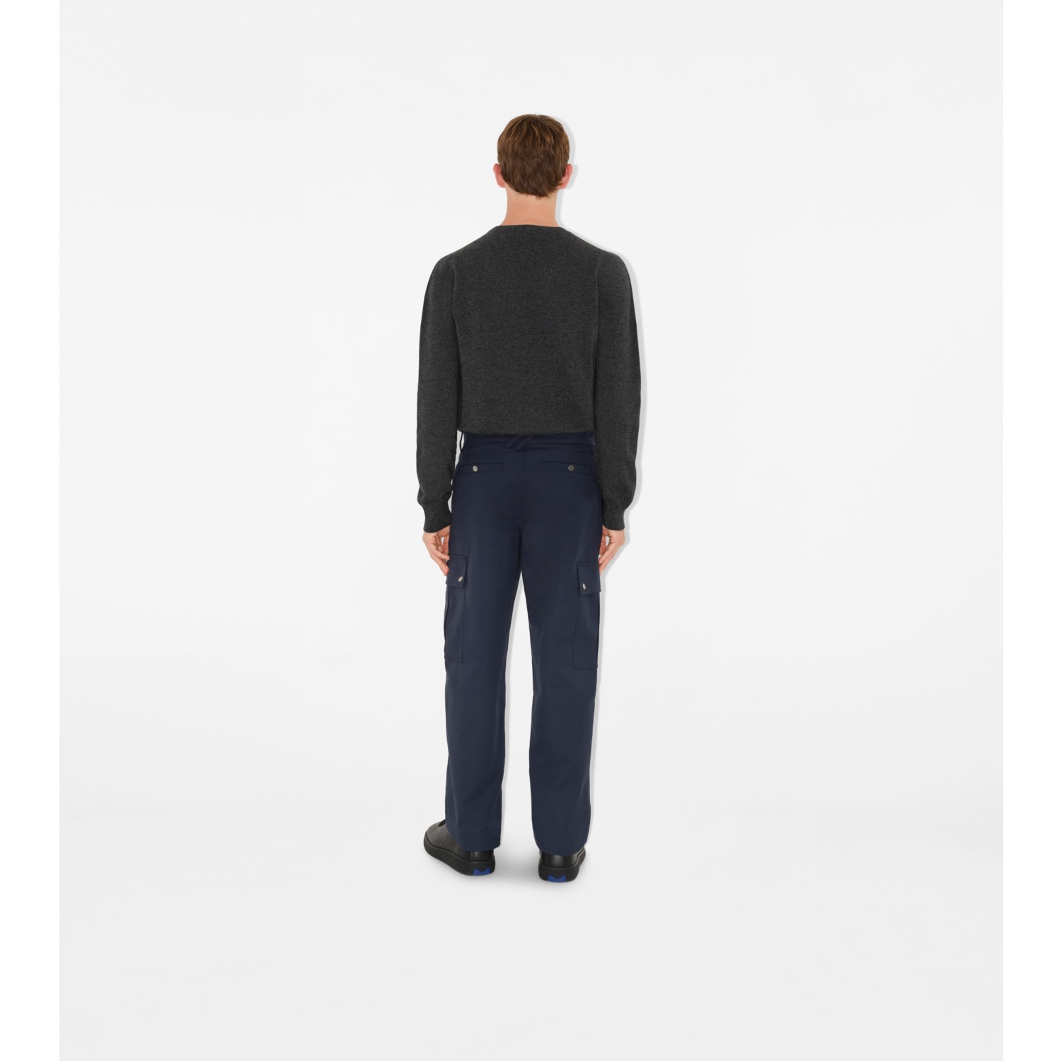 Pantalon cargo en coton mélangé