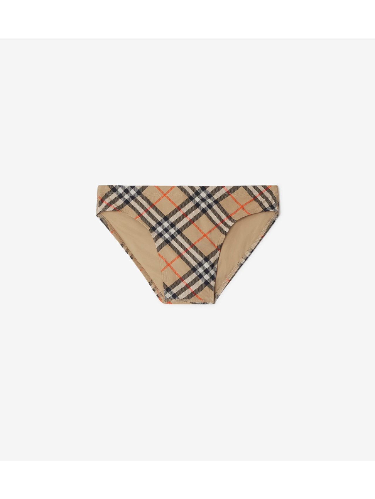 BURBERRY＊swim wear Burberry check-print Drawstring Swim Shorts | Neutrals | FARFETCH
