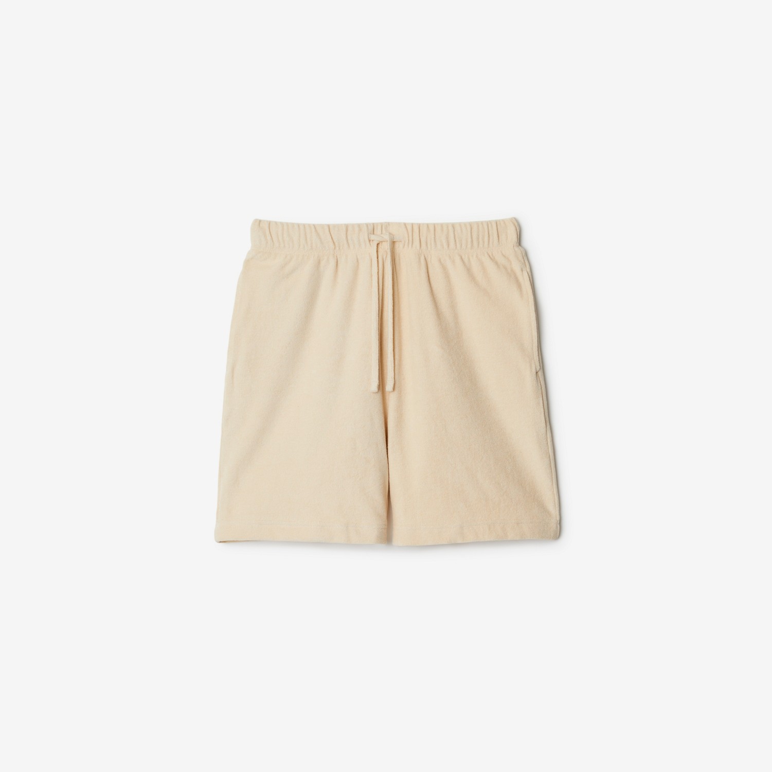 Pantalones cortos en felpa rizada de algodón