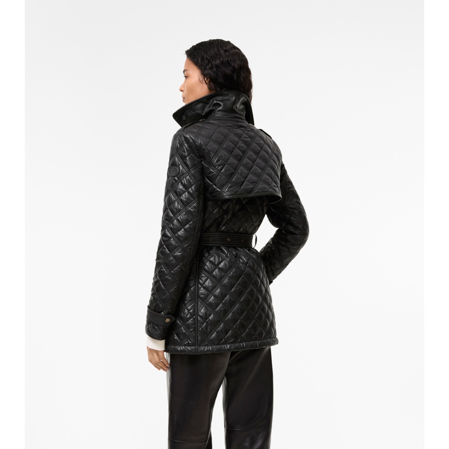 Quilted Nylon Rosedale Coat - thumbnail 3