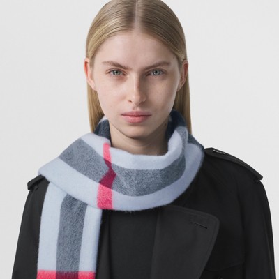 burberry pale blue scarf