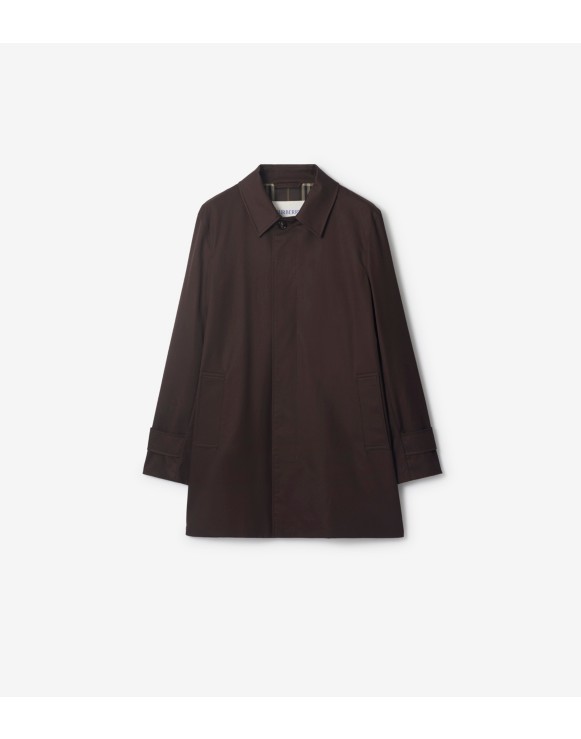 Short Gabardine Car Coat