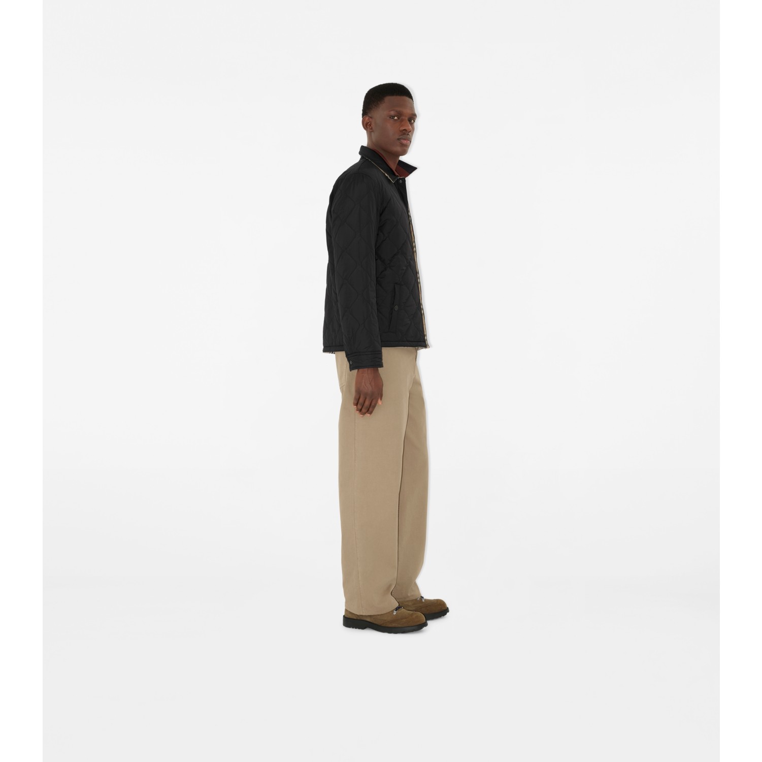Reversible Quilted Nylon Overshirt