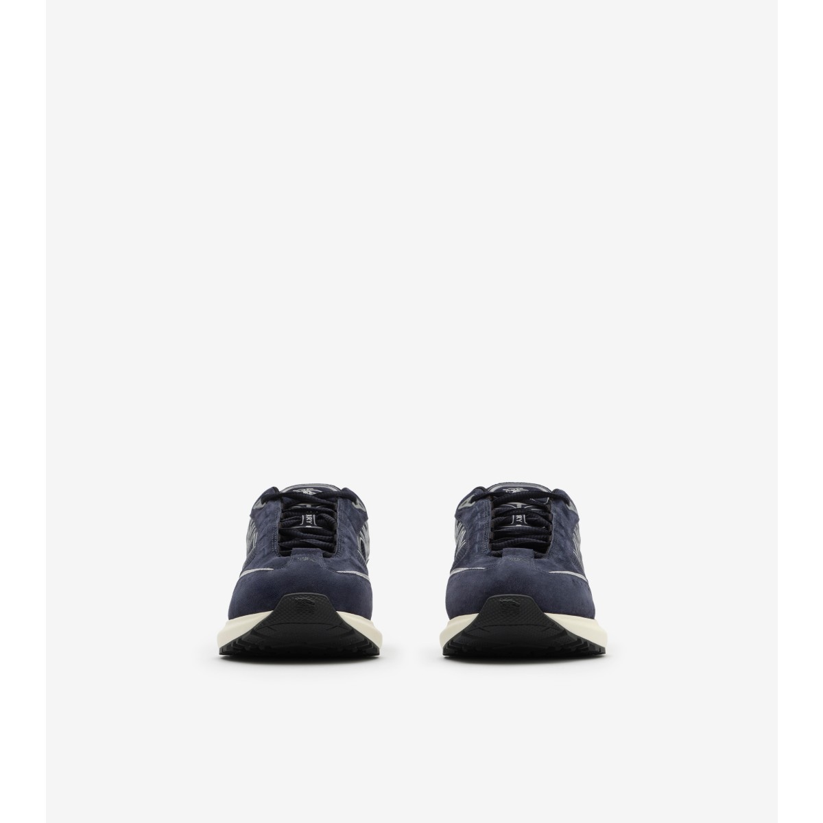  Check Suede Nylon Eclipse Sneakers