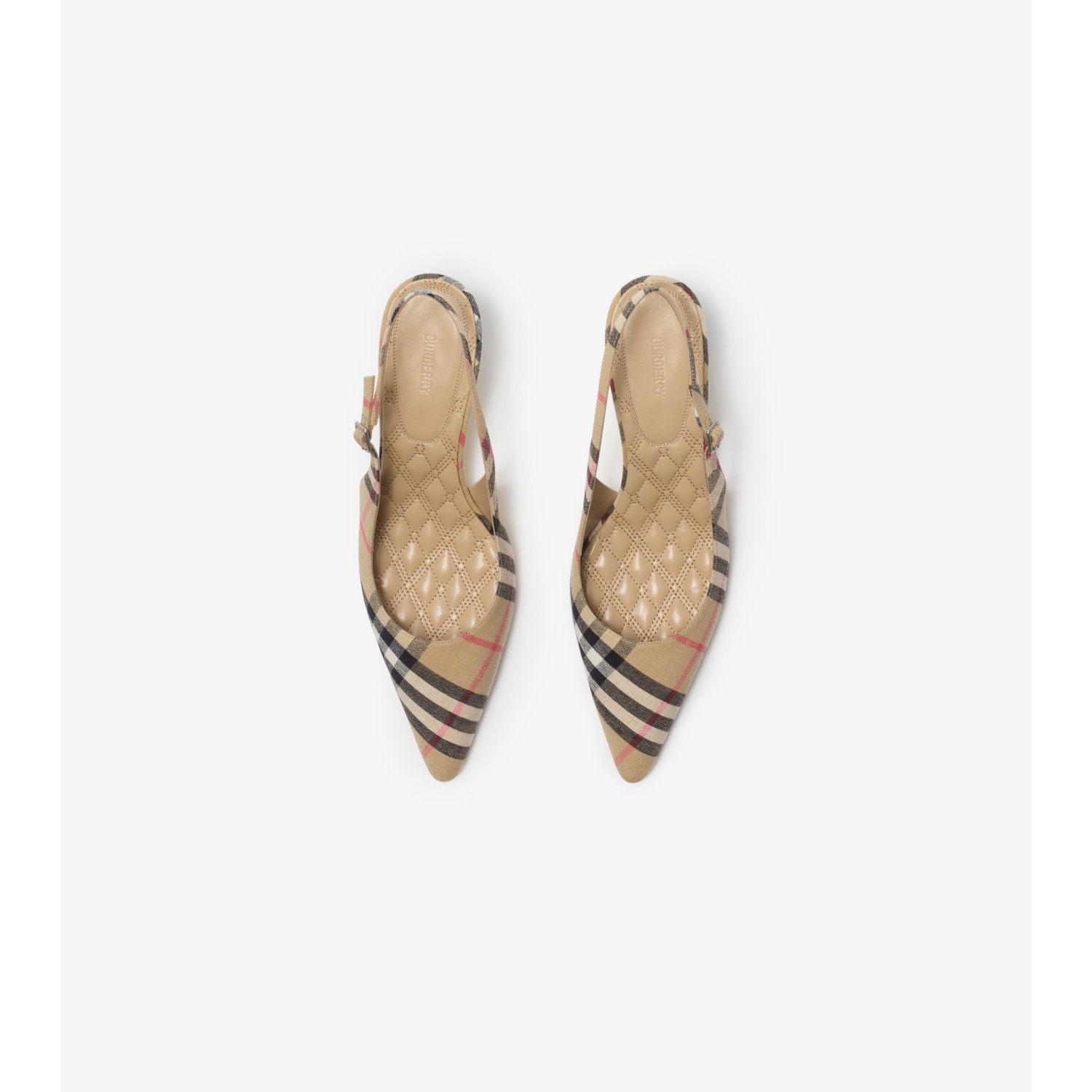 Check Dame Slingback Pumps​ - thumbnail 4