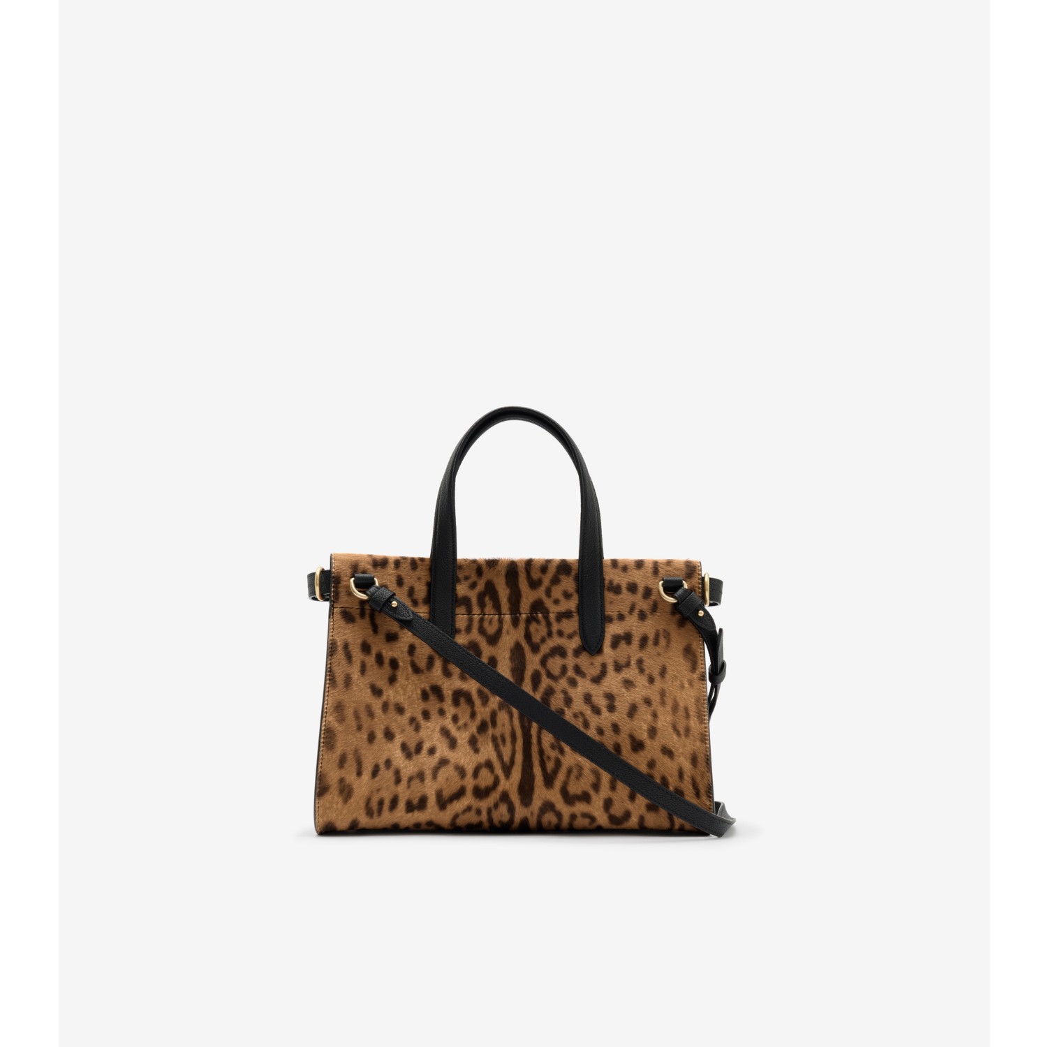 Small Cotswolds Tote in Leopard/black - Women | Burberry® Official