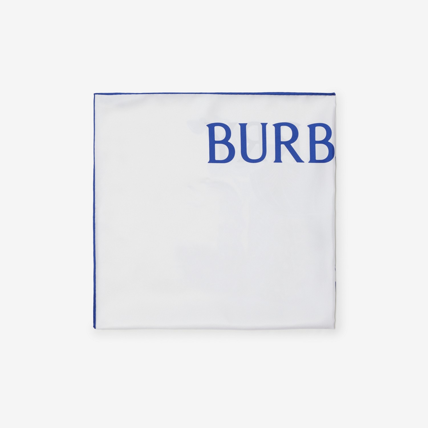 马术骑士徽标丝巾 (盐晶色) | Burberry® 博柏利官网