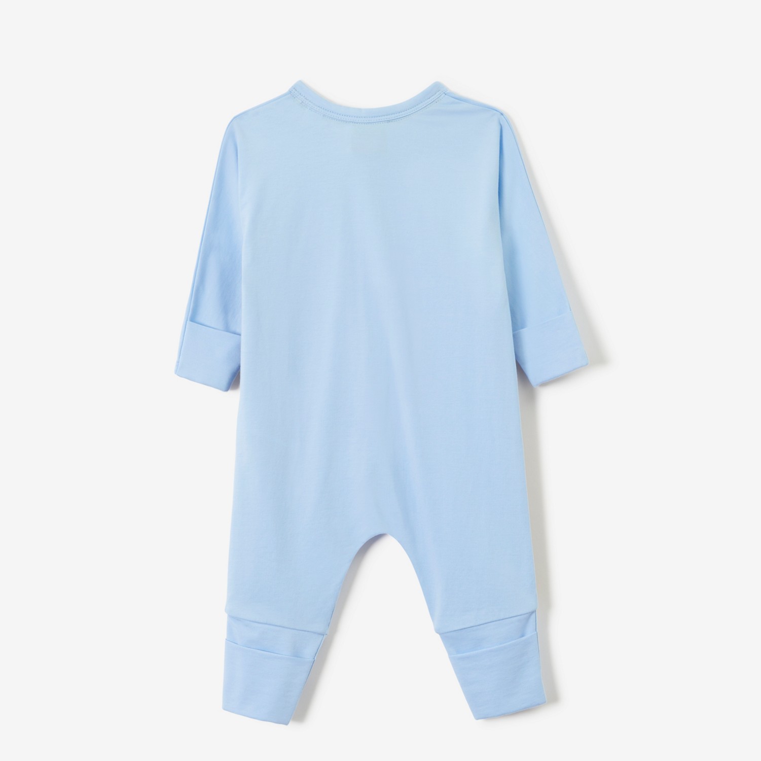 Gift set para bebê com três peças de algodão (Azul Porcelana Claro) - Crianças | Burberry® oficial