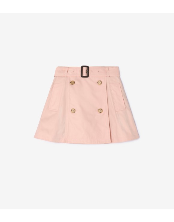 Cotton Trench Skirt
