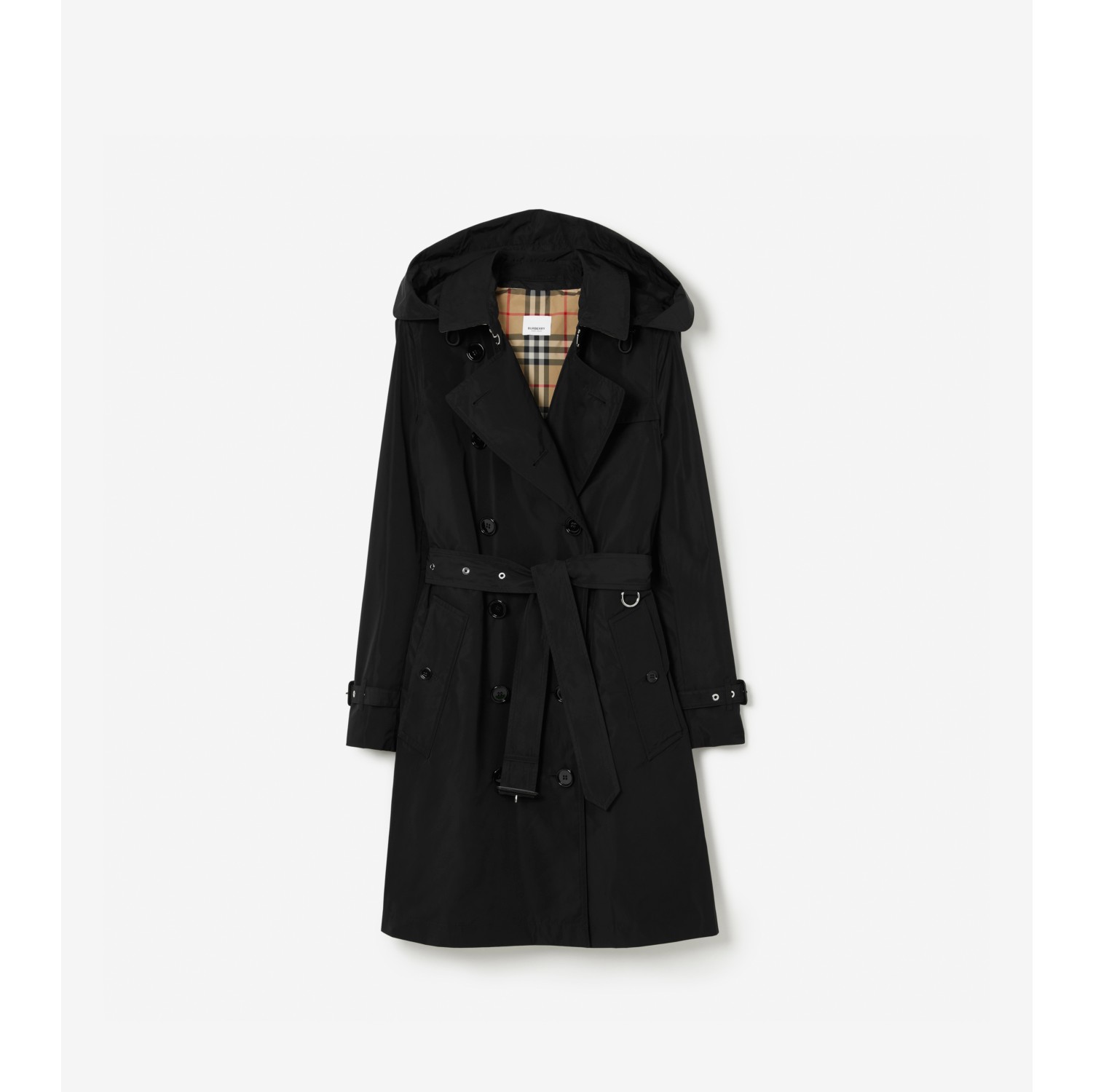 Burberry coat 2025 fur hood