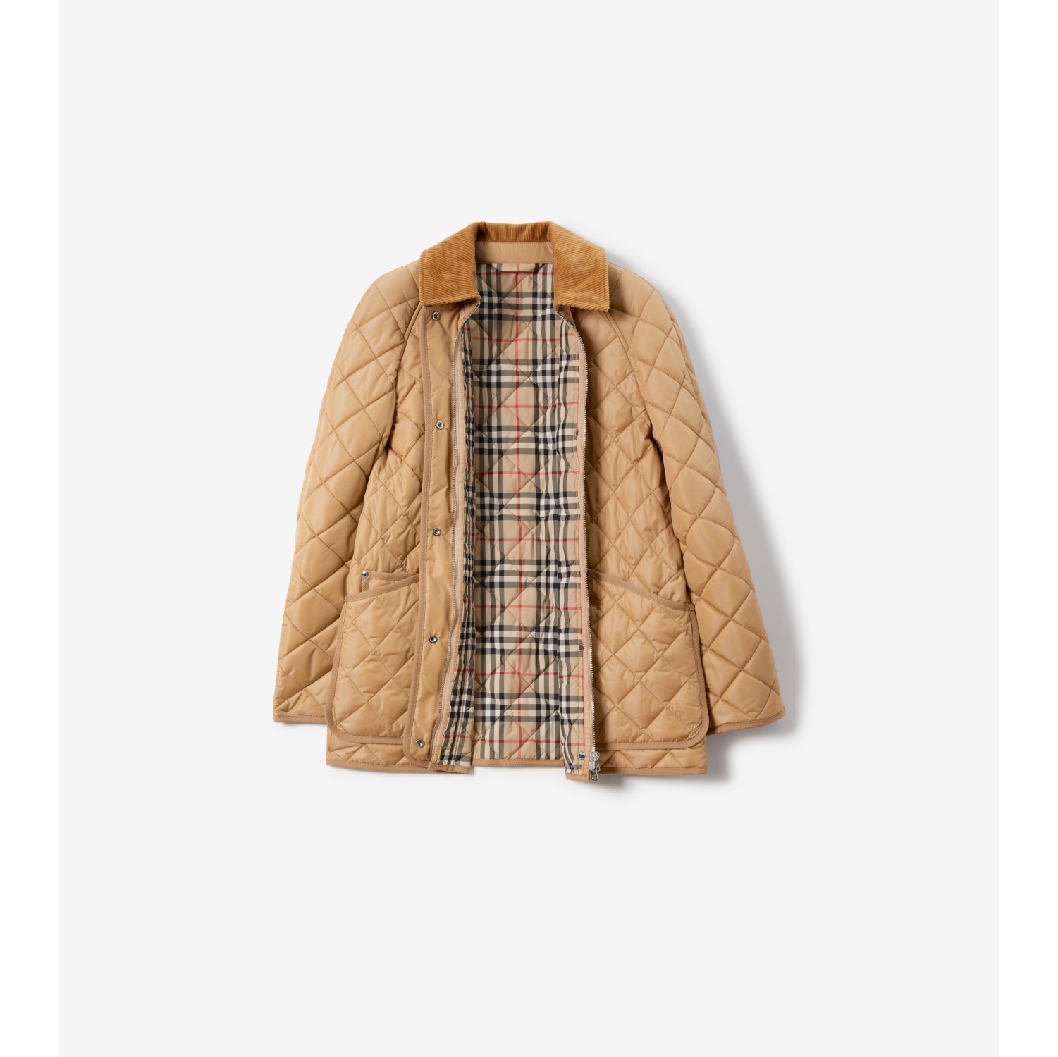 Burberry diamond quilted store jacket women