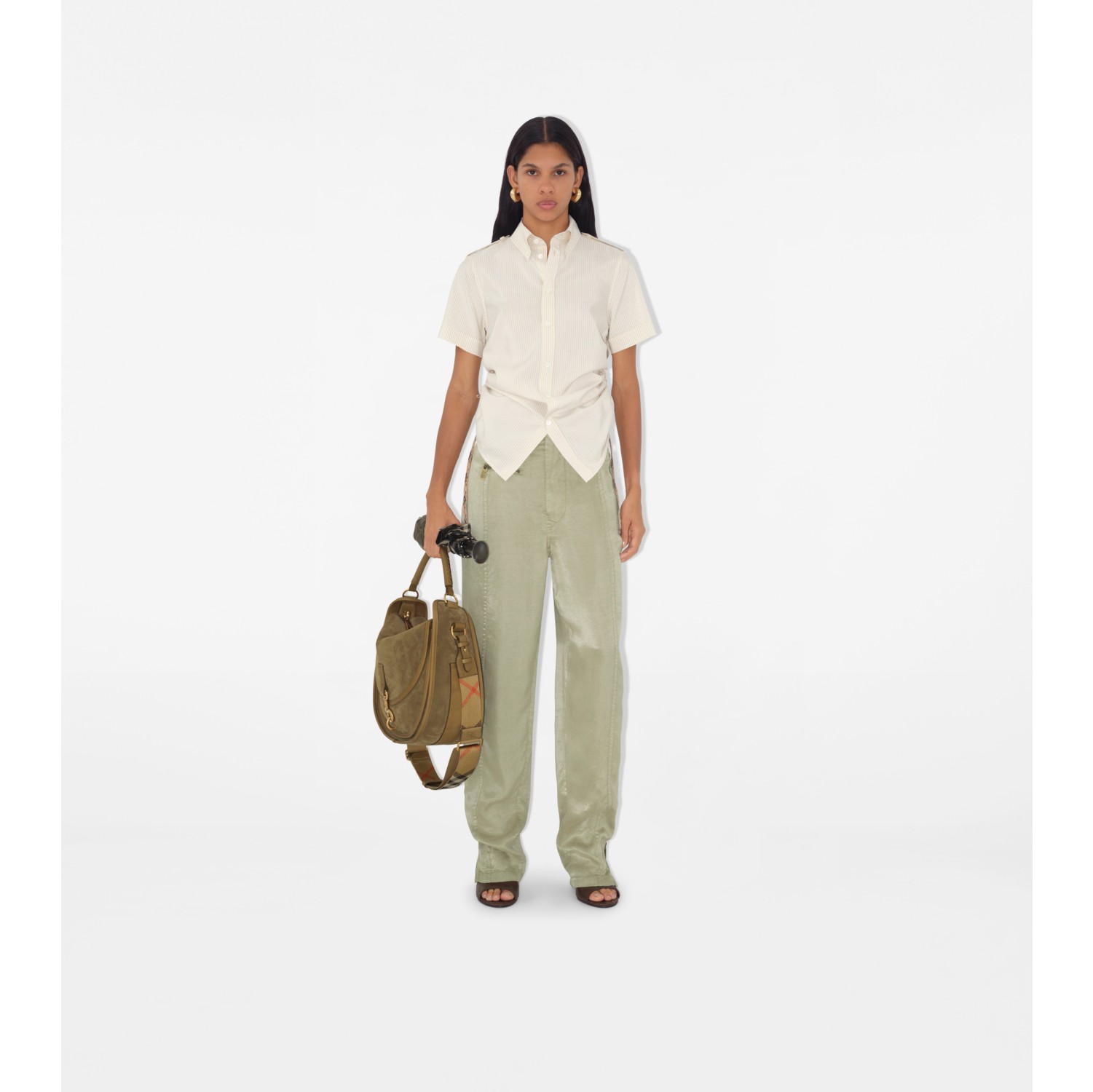 Lyocell Tailored Trousers