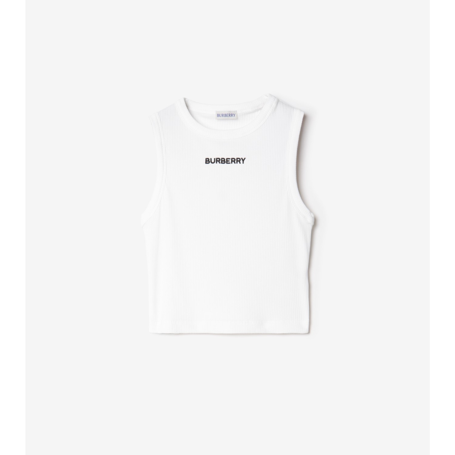 Ribbed Stretch Cotton Tank Top