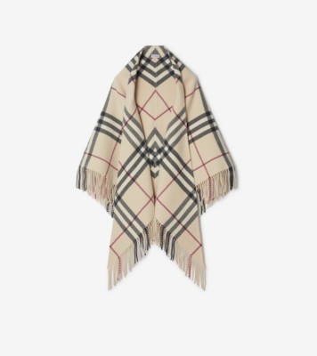 Burberry mega cheap rainbow check cape