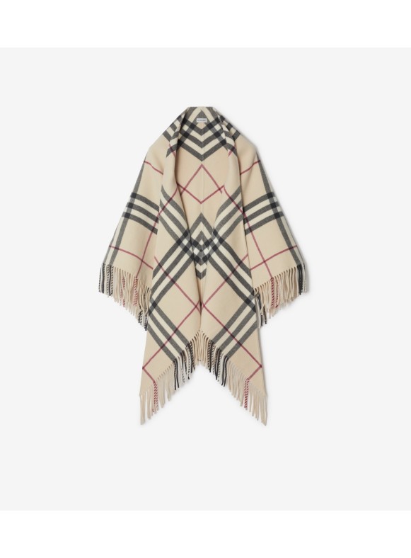 Burberry cheap pattern poncho