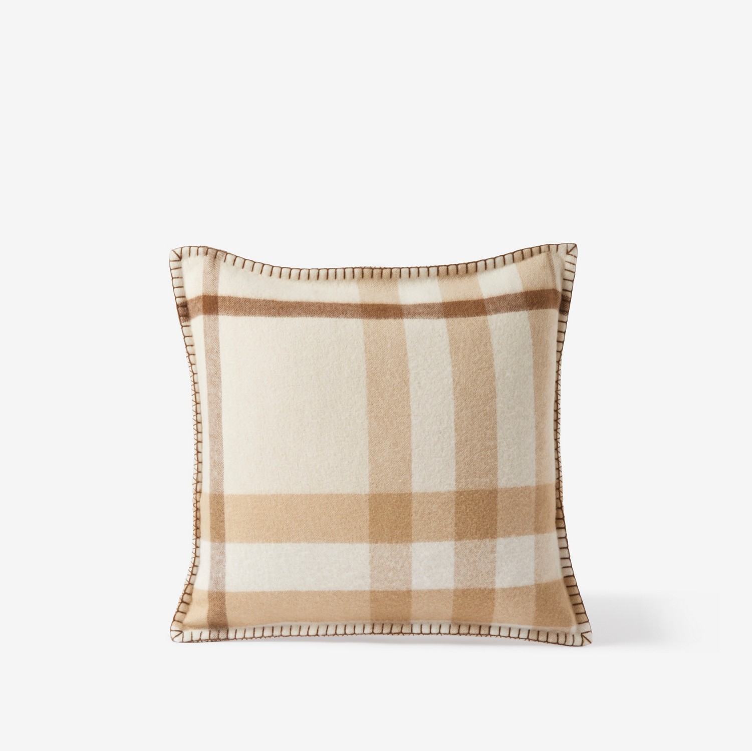 Check Cashmere Cushion Cover