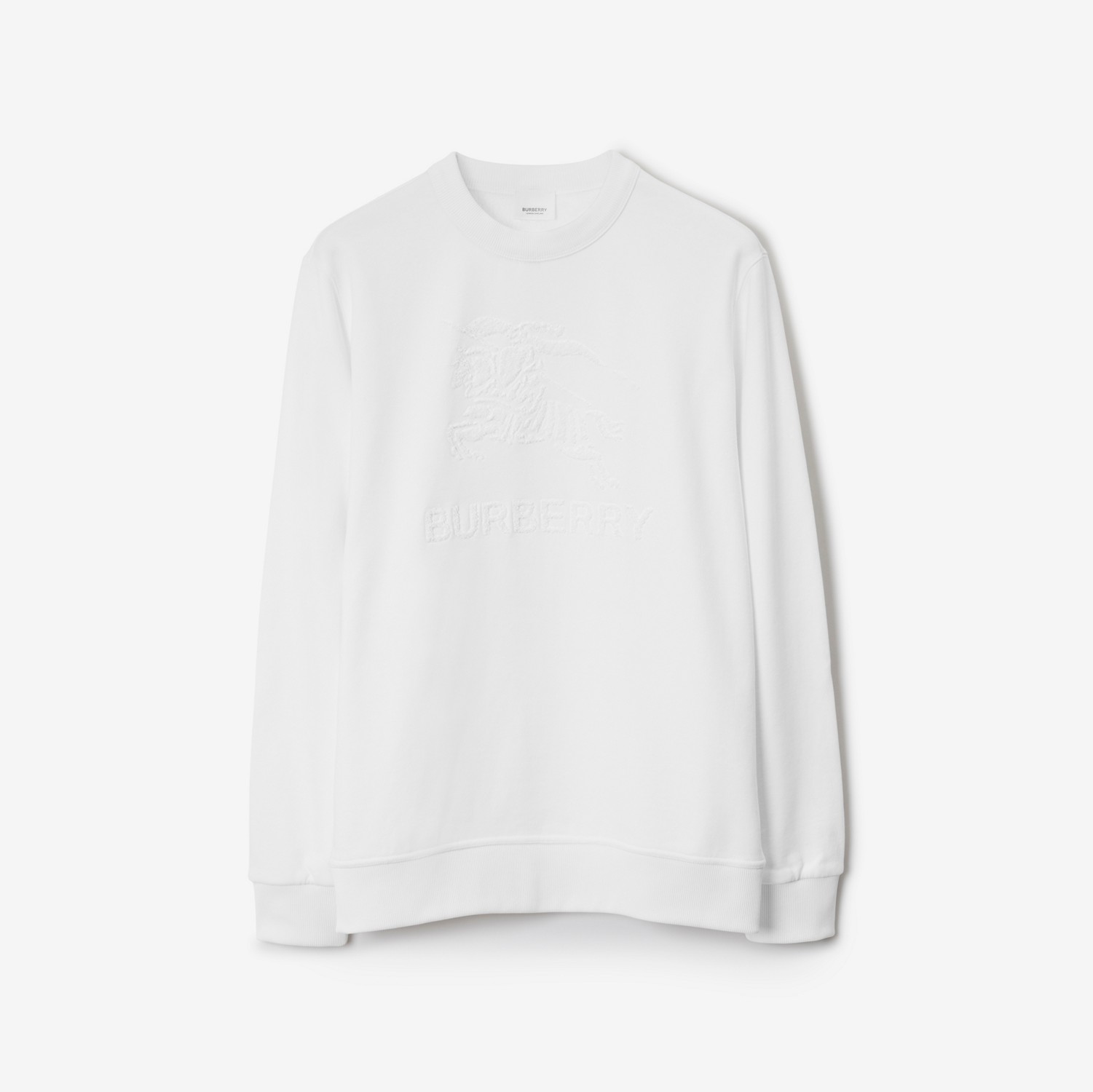 EKD Cotton Sweatshirt in White - Men | Burberry® Official