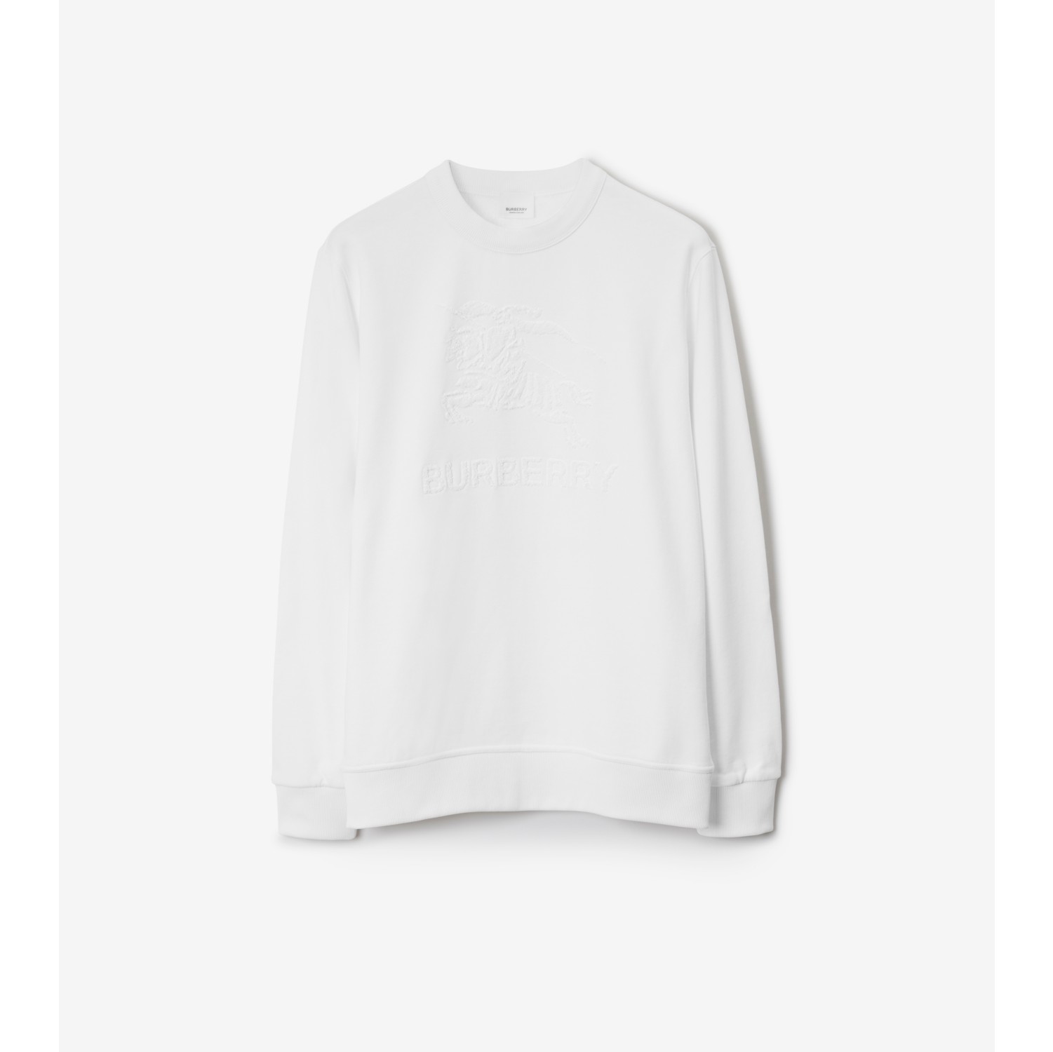 Burberry crew store neck white