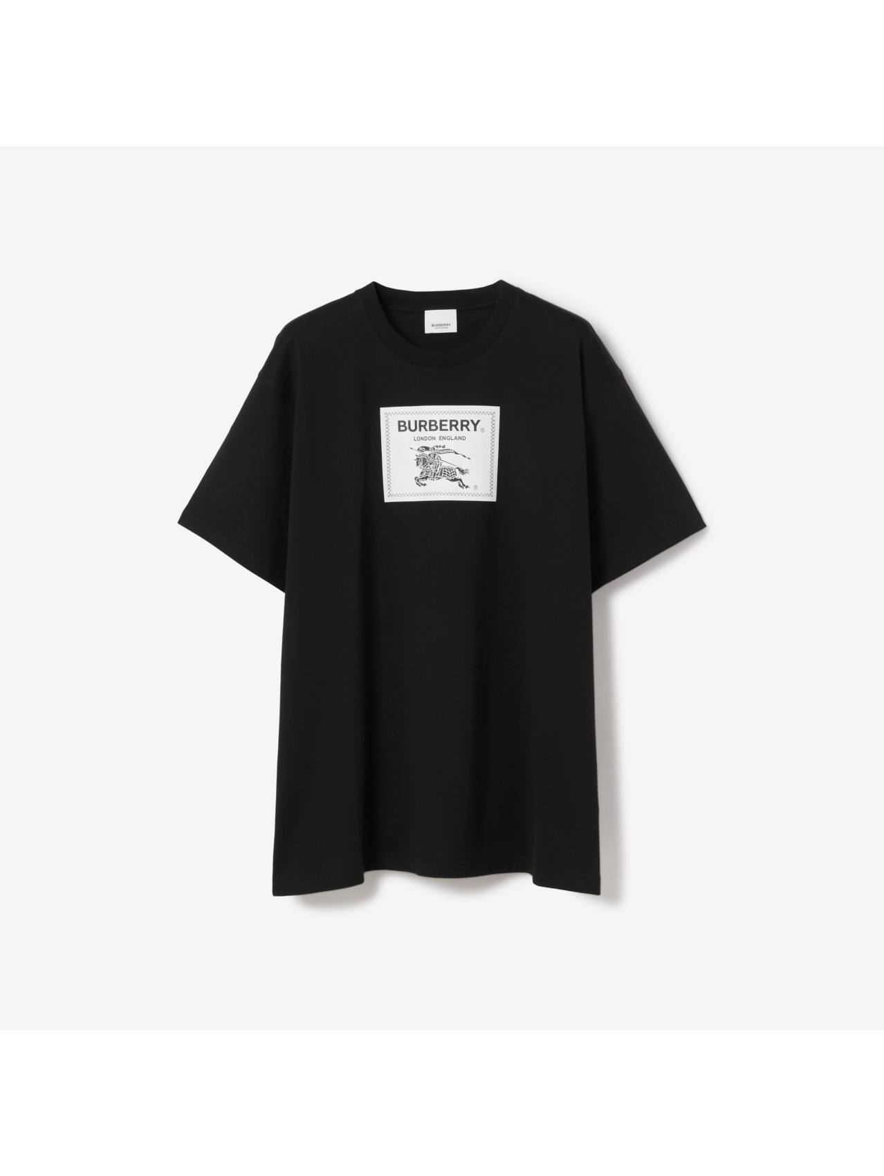 Prorsum Label Cotton T-shirt in Black - Men | Burberry® Official