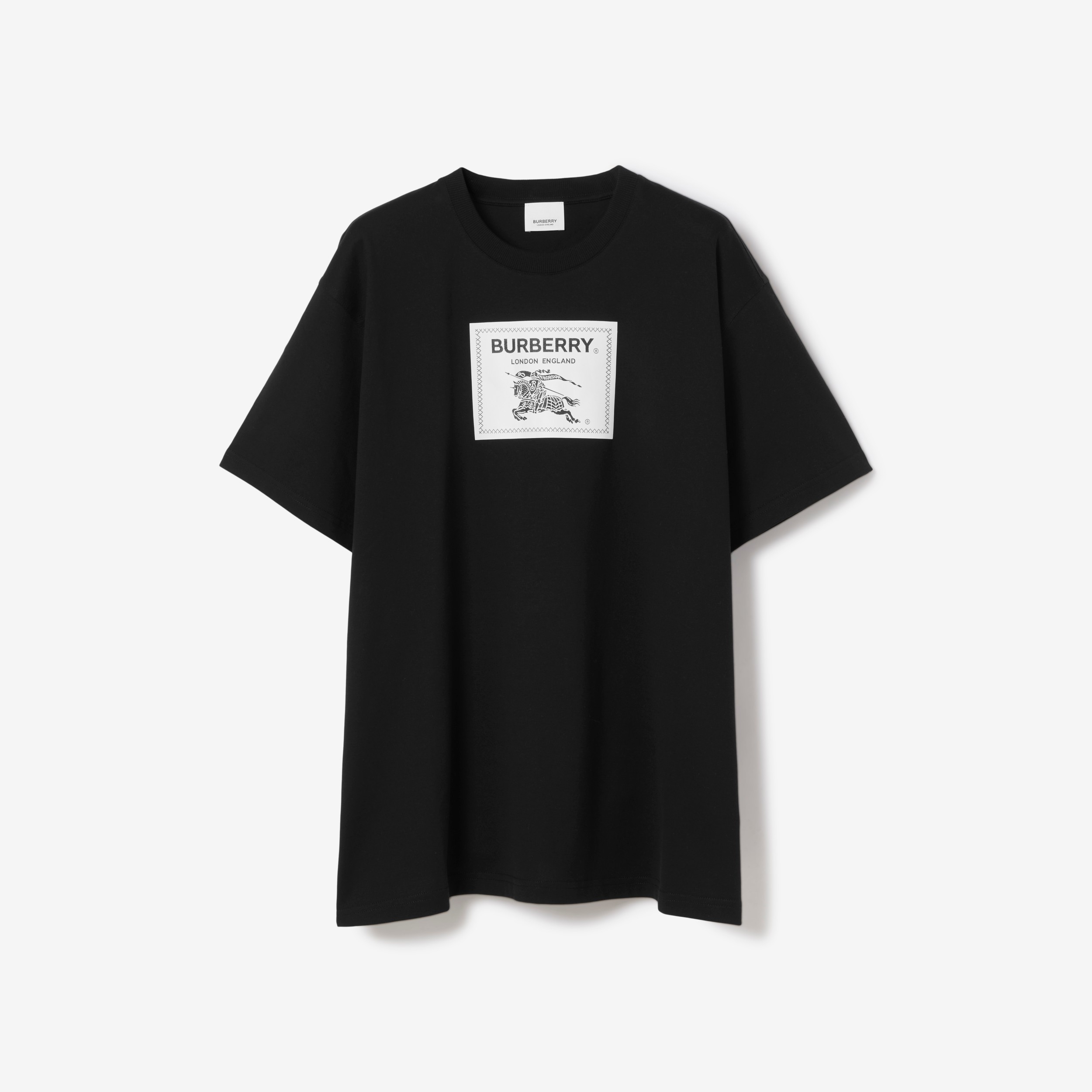 Prorsum Label Cotton T-shirt in Black - Men | Burberry® Official