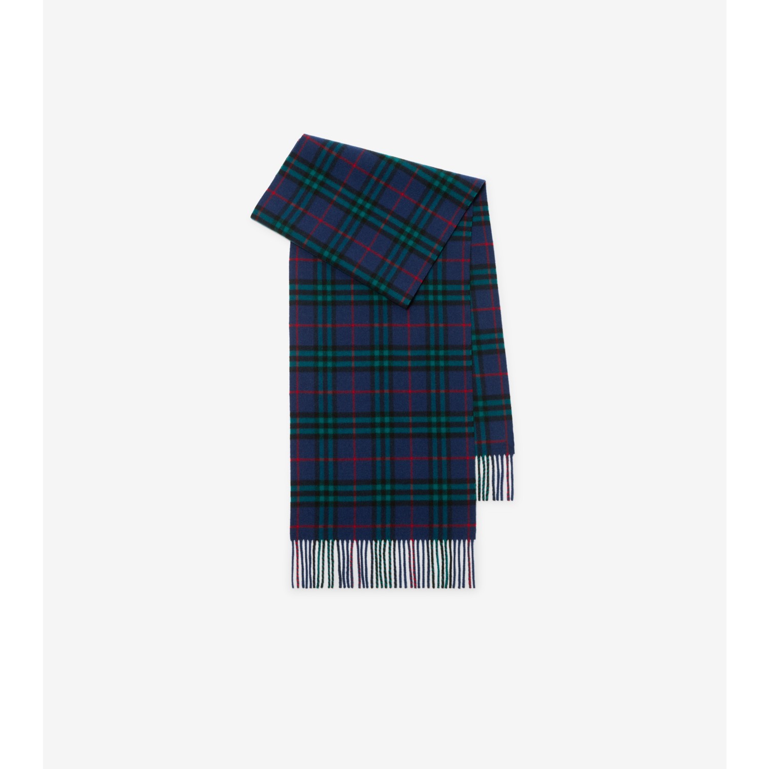 Check Cashmere Scarf
