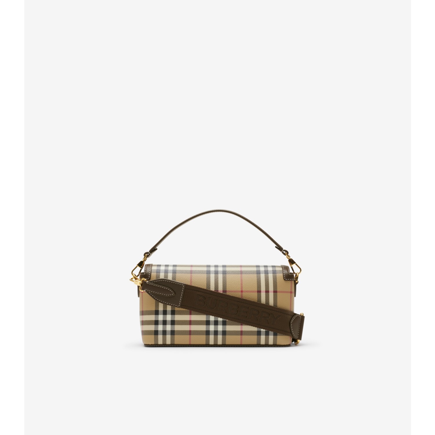 Top Handle Note Bag in Archive beige military Women Burberry Official