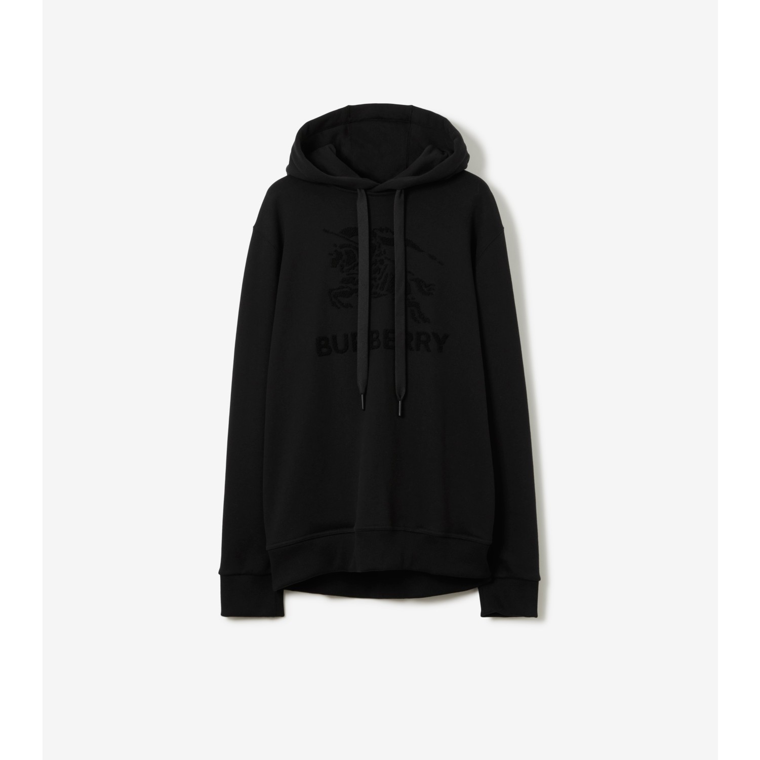 EKD Cotton Hoodie in Black Men Burberry Official