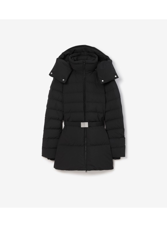 Burberry Brown Monogram Puffer Down Leith Jacket Burberry