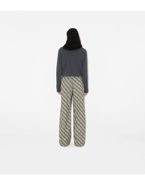 Pantalon pyjama en coton Check