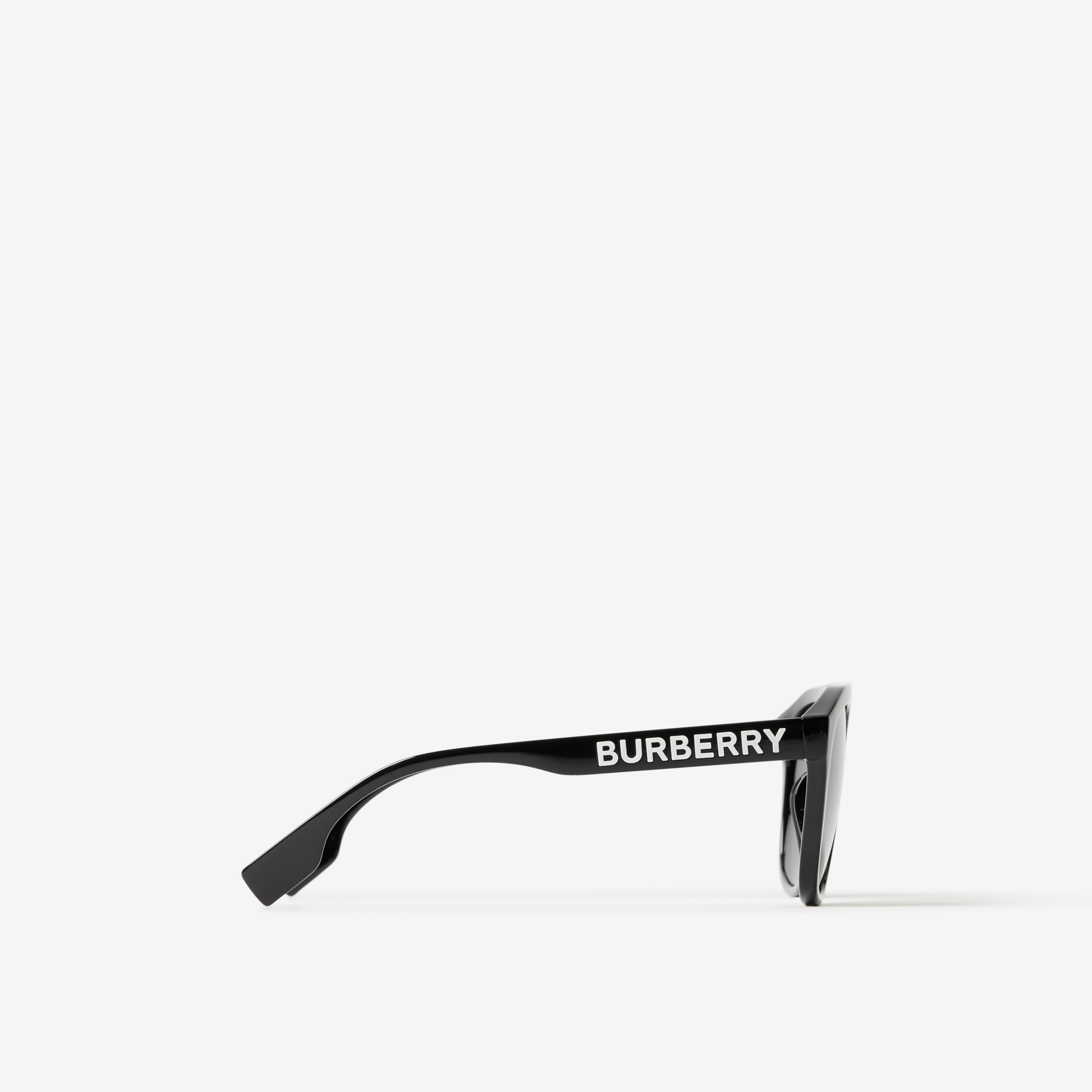 Square Frame Sunglasses in Black | Burberry® Official - 2
