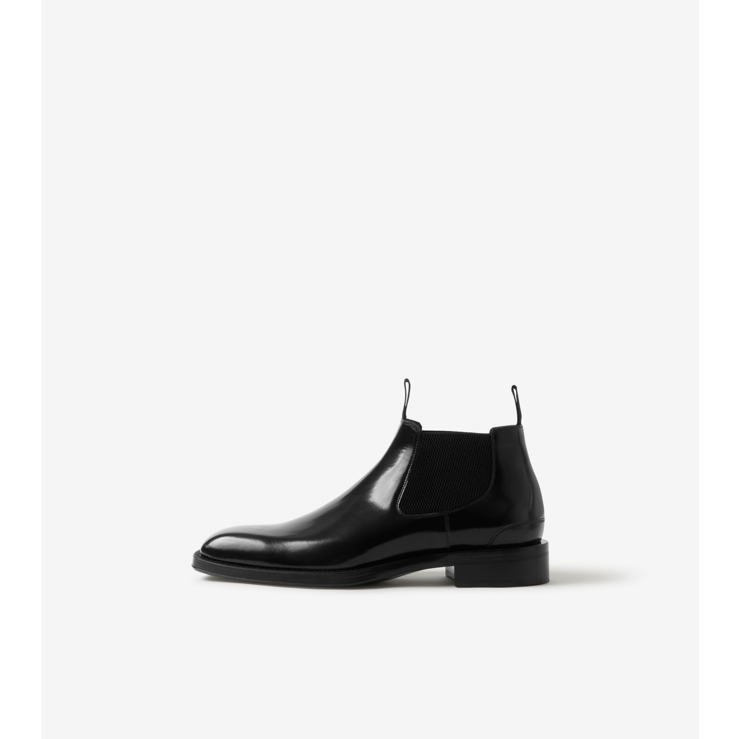 Leather Chelsea Boots in Black - Men | Burberry® Official