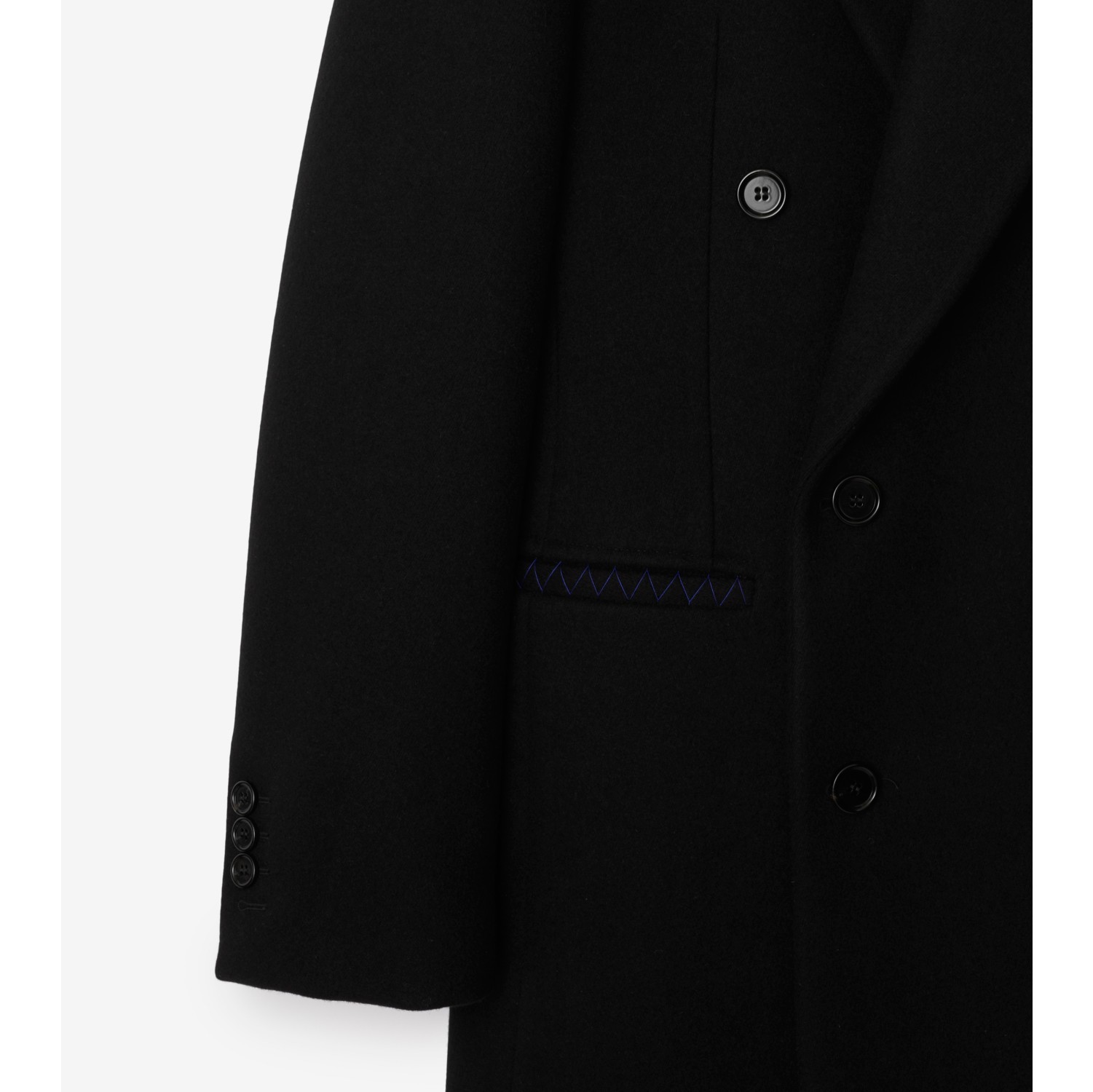 Manteau ajusté en laine