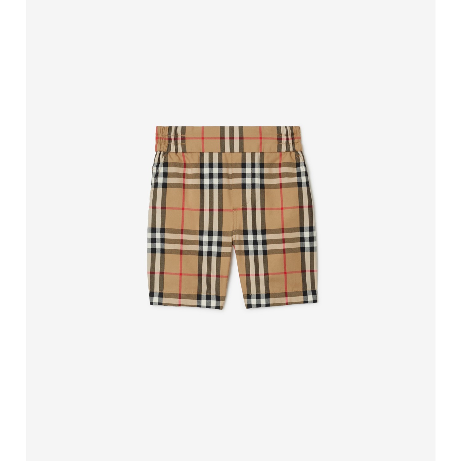 Baumwollshorts in Check