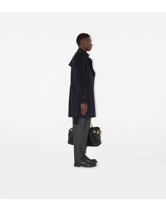 Trench mi-long en cachemire
