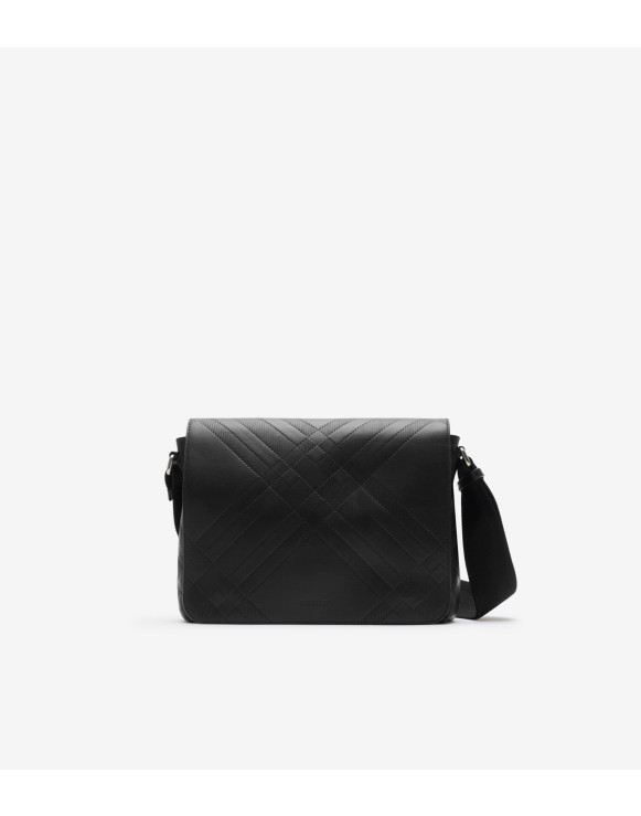 Check Messenger Bag