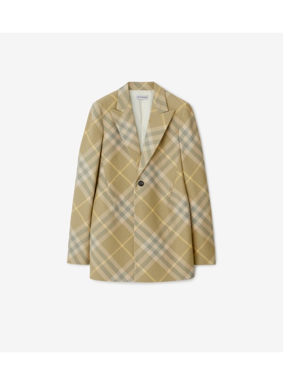 Burberry 2025 plaid blazer