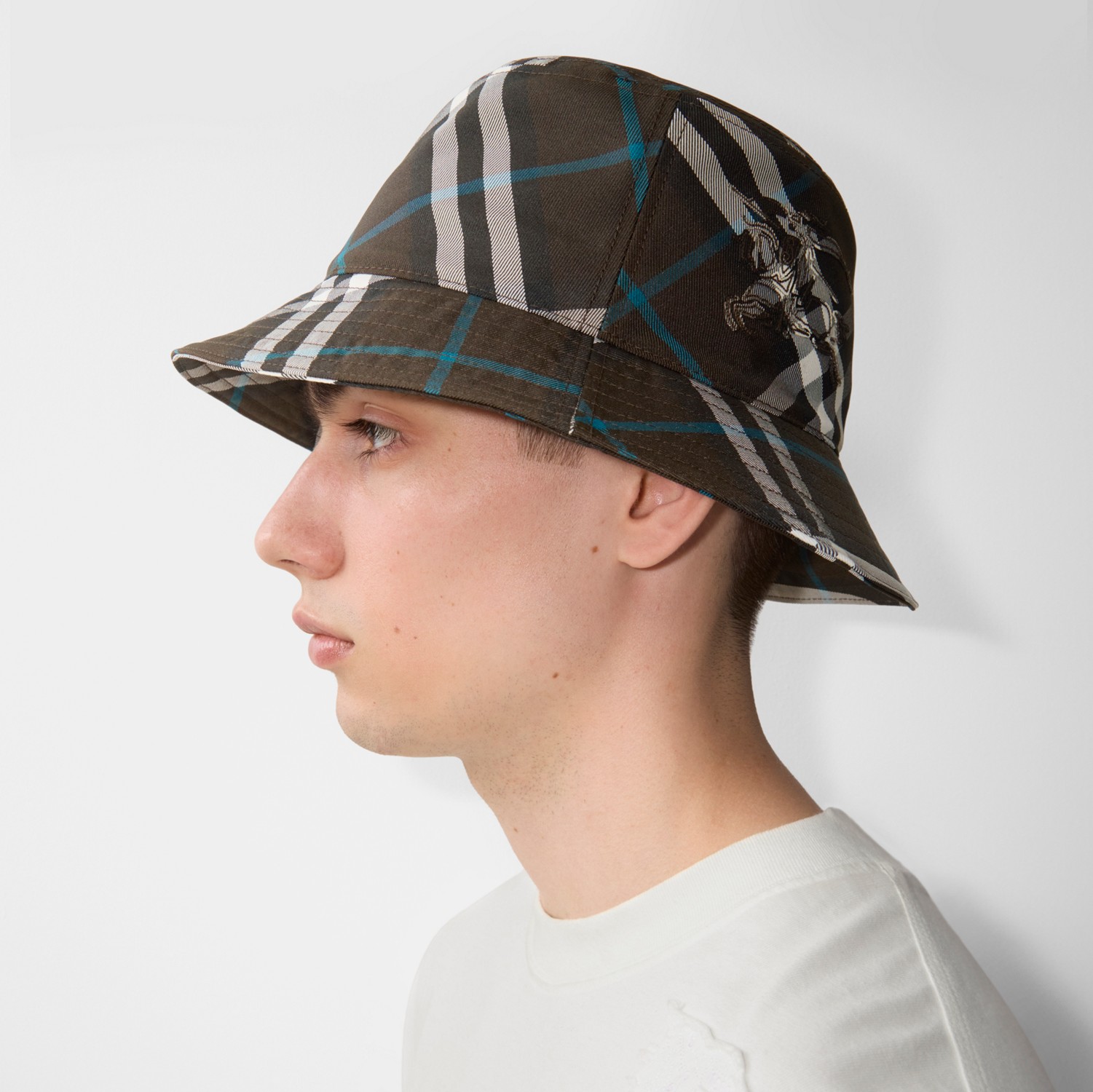 チェック EKD バケットハット (スナッグ) - メンズ | Burberry チェック EKD バケットハット (スナッグ) - メンズ | Burberry