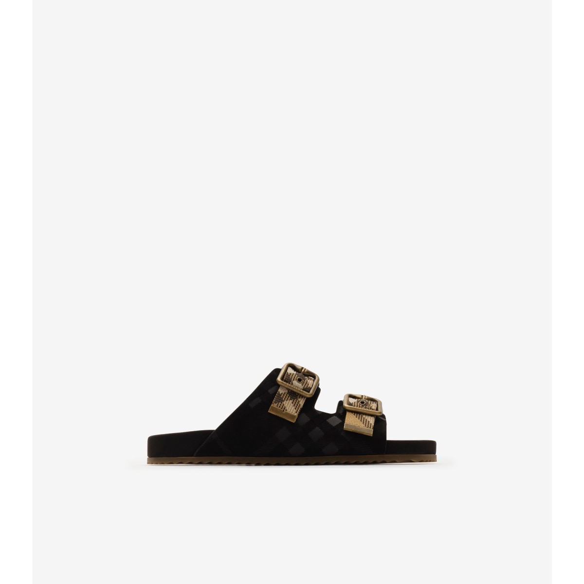  Check Suede Urchin Sandals