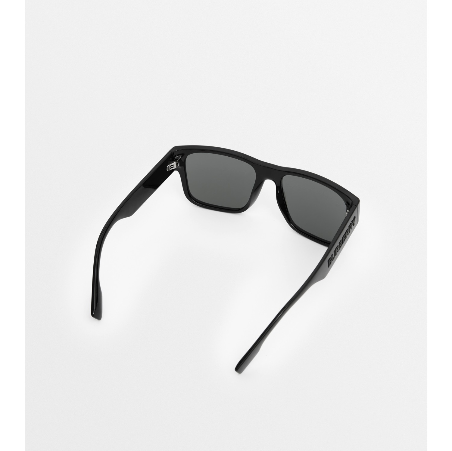 Eckige Sonnenbrille mit Logodetail