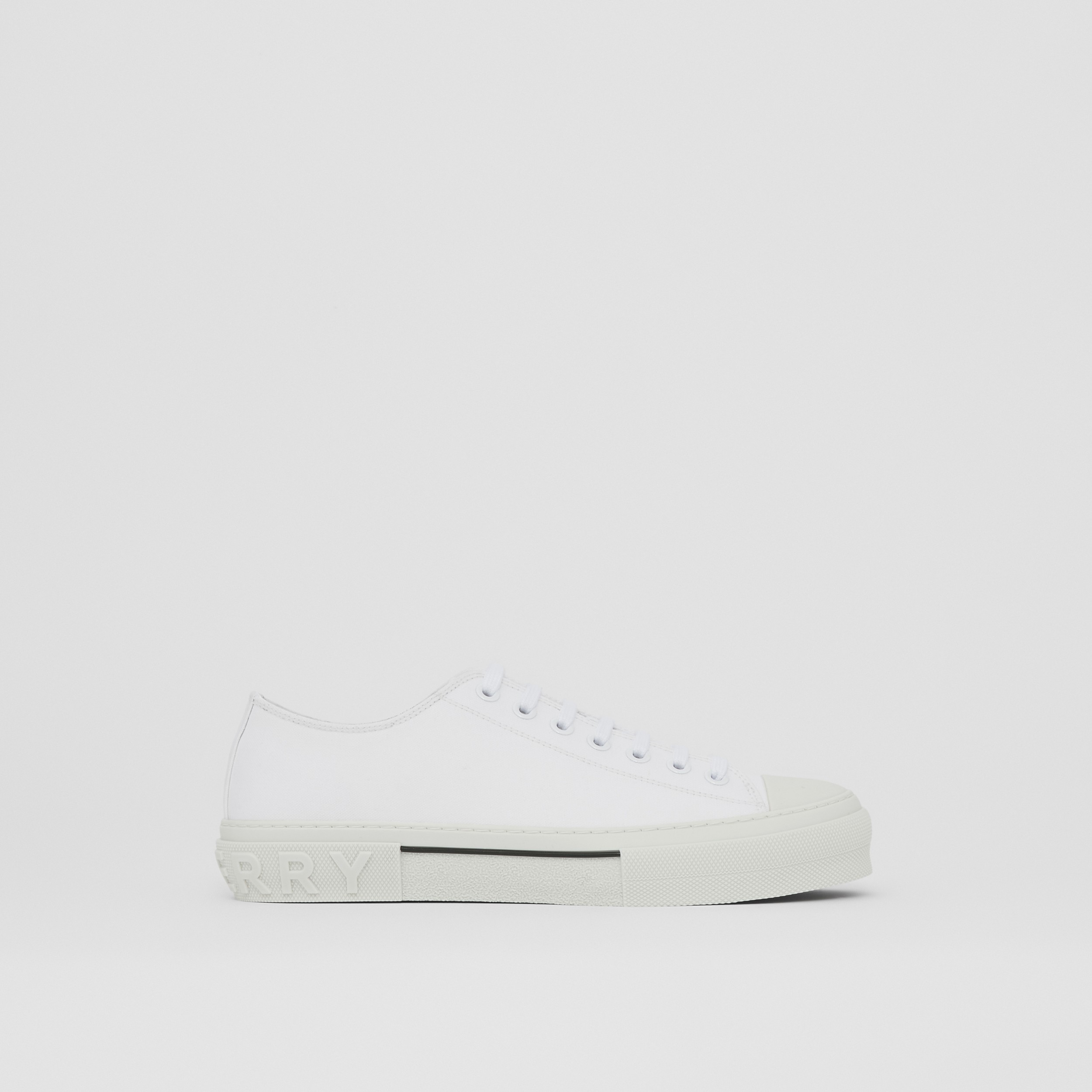 Baumwollsneaker mit Logodetail (Neutrales Weiß) - Herren | Burberry® - 1