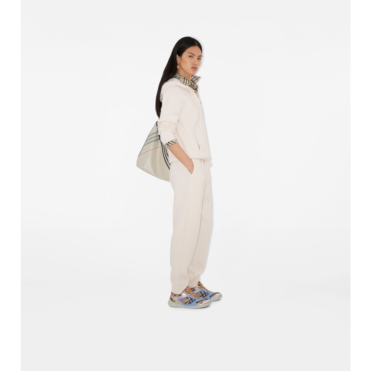 Pantalon de jogging en cachemire mélangé