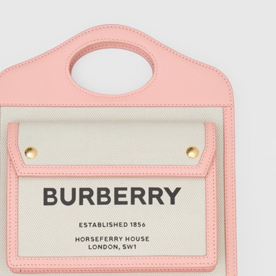 pink burberry purse