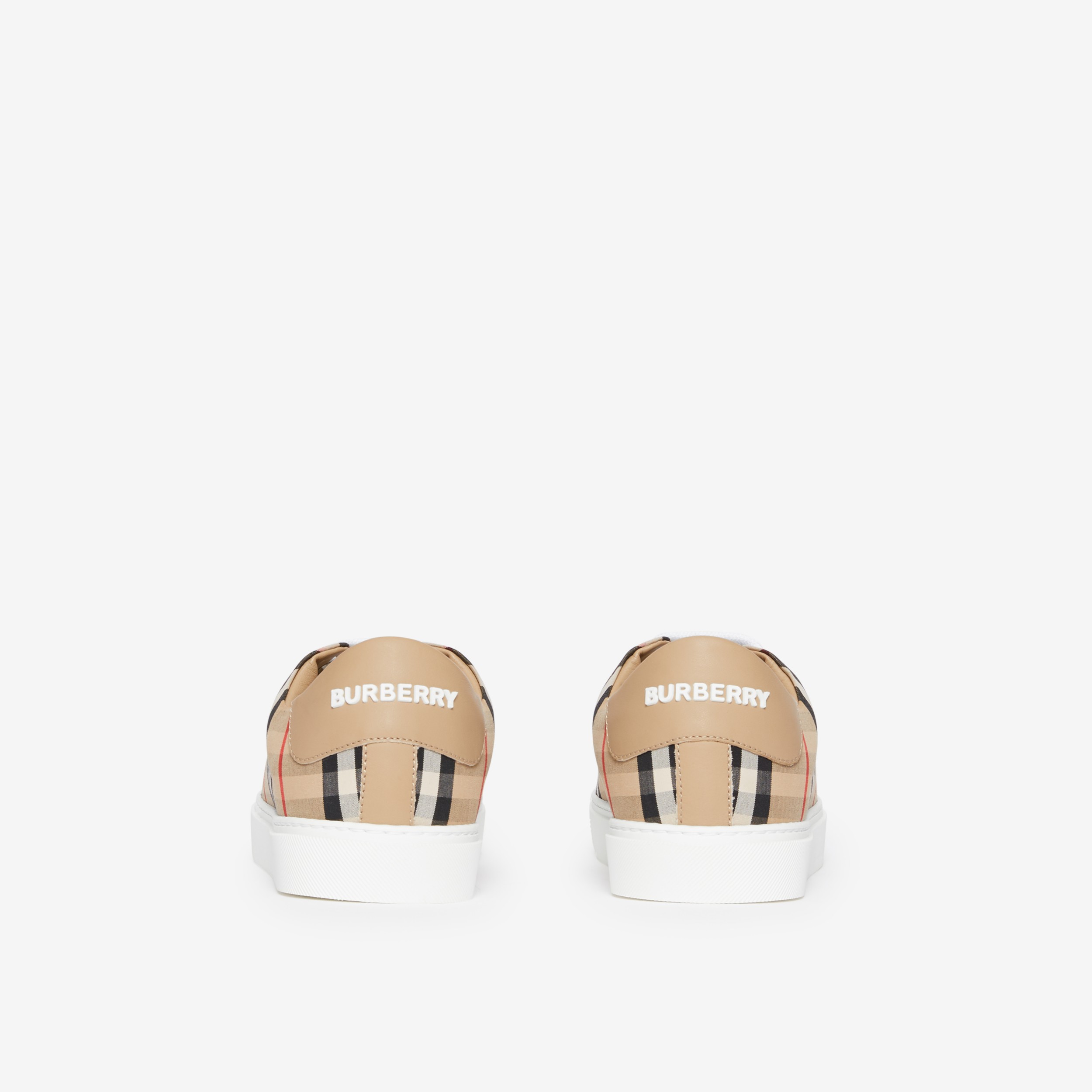 burberry check sneakers