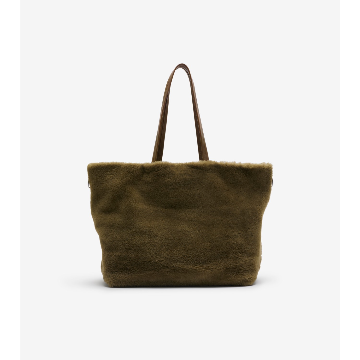 Burberry B Shield Tote in Olive/cream - Women | Burberry